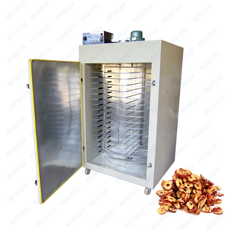 Термоизоляционная сушильная машина абрикосового конжака для куркумы NEWEEK, 12 лотков