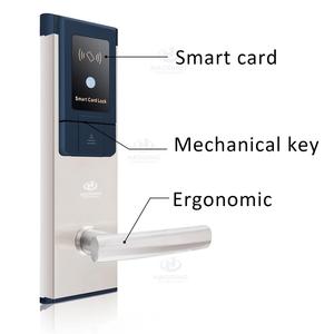 Anti-hırsızlık anahtarsız giriş rfid erişim kontrolü kart okuyucu otel akıllı kapı kilidi sistemi ile - Product Image 3