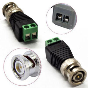 CAT5 同轴摄像机 CCTV DC 视频 BALUN BNC 电源连接器