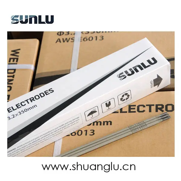 SUNLU AWS E6013 E7018 E6011 E6010 E308L-16 E316L electrodo de soldadura/varilla de soldadura exportador de China, India, Italia,