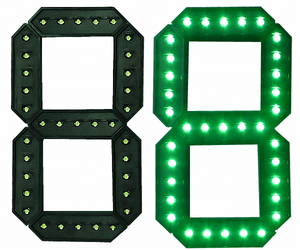 Outdoor 6 8 10 12 14 16 pollici di grandi dimensioni 7 sette segmenti led modulo display per la stazione di gas visualizzazione segno - Product Image 1