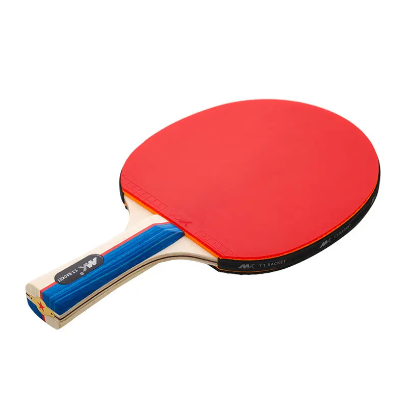 Personalizada de fábrica mejor de madera 7 capas de raqueta de Ping Pong raqueta de tenis de mesa caso precio al por mayor