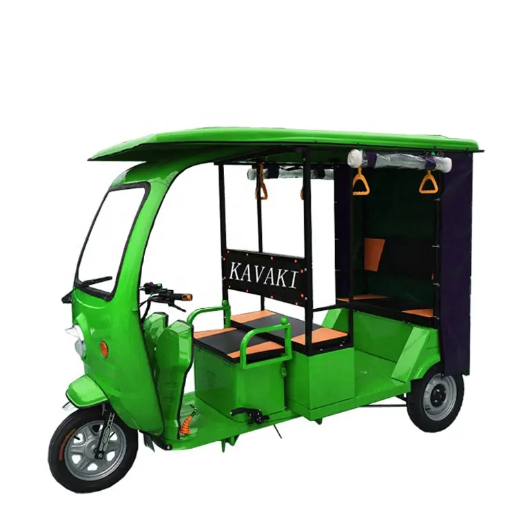 Penggerak Listrik Tenaga Surya, Becak Listrik 1500W untuk Sepeda Roda Tiga Penumpang