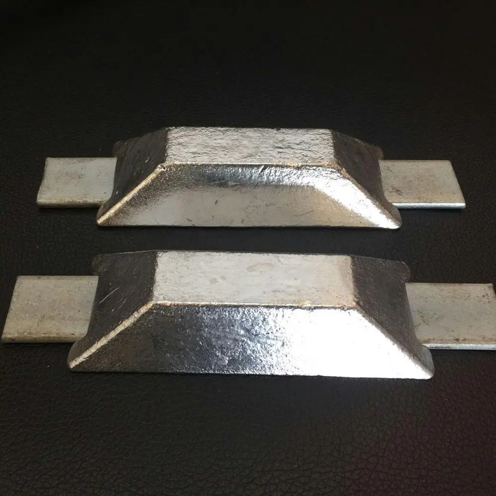 La migliore vendita di alluminio magnesio in lega di zinco cast anodo sacrificale