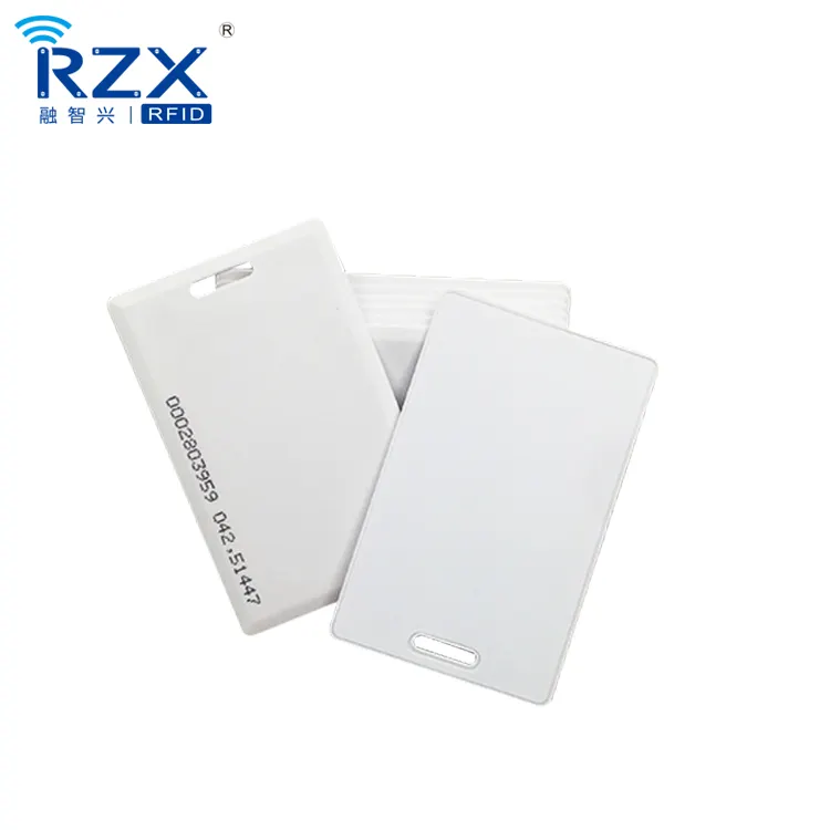 1.8MM Épaisseur 125KHz Em-marine TK4100 RFID Clamshell Carte de Proximité