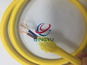 Braided Vintage <strong>Cable</strong> Round Fabric Colored Wire Electrical Flex <strong>Cable</strong> - Product Image 2