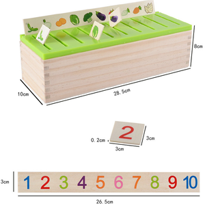 Montessori Educational <strong>Toy</strong> Matching Game Cognition Wooden Learning Box Knowledge Classification Kids Sorting <strong>Toy</strong> - Product Image 4