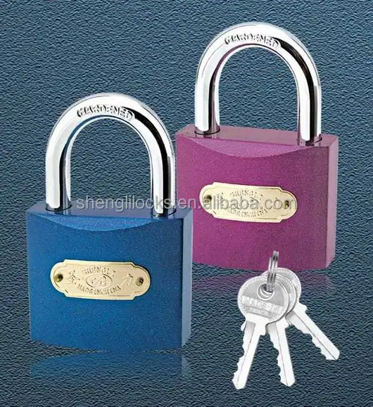 Factory price high security color sprayed painted padlock