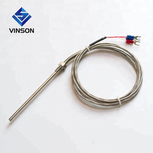 Ss304プローブ付き3線M20 * 1.5スレッド2m <span class=keywords><strong>RTD</strong></span> <span class=keywords><strong>pt100</strong></span>センサー