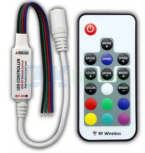 Mini HA CONDOTTO Il Regolatore A Distanza di RF Regolatore di RGB Lampeggiante Regolatore di Luce a LED Per Il Modulo Led