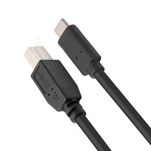 High Quality <strong>USB</strong> 3.0 Type B Male USB3.1 Type C Cable for Computer Performance Printer Use Made Pure Copper PVC Jacket Braid - Product Image 4