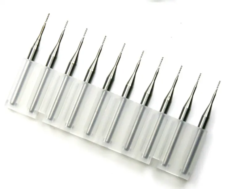 Solid Carbide End Mill Cnc Milling Cutters 2.0-4.0 mm Router Bits For Cnc pcb drilling and routing Machine