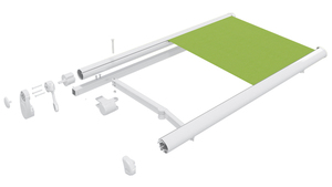 Mái Hiên Ngoài Trời Mái Hiên Nhôm Có Thể Thu Vào Awing - Product Image 3