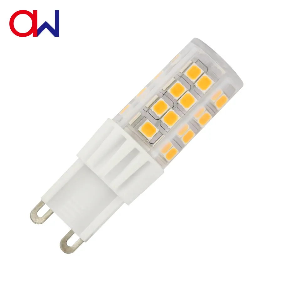 Lampu Keramik Pencahayaan Dalam Ruangan LED, Lampu 3000K AC230V 5W 400LM LED G9 dengan ETL RoHS