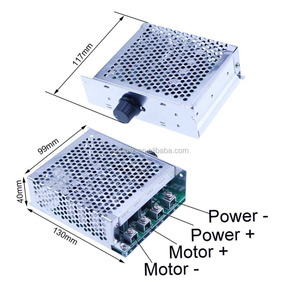 PWM DC Motor drehzahl regler 10-55V 60A Motorantrieb modul Controller Stufenloser Drehzahl schalter - Product Image 4