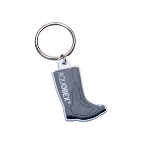 תפור לפי מידה גומי רך Pvc צף נאה Keychain