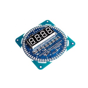 Taidacent DS1302 saat modülü dönen LED ekran elektronik saat alarm dijital ekran alarm ds1302 gerçek zamanlı saat modülü
