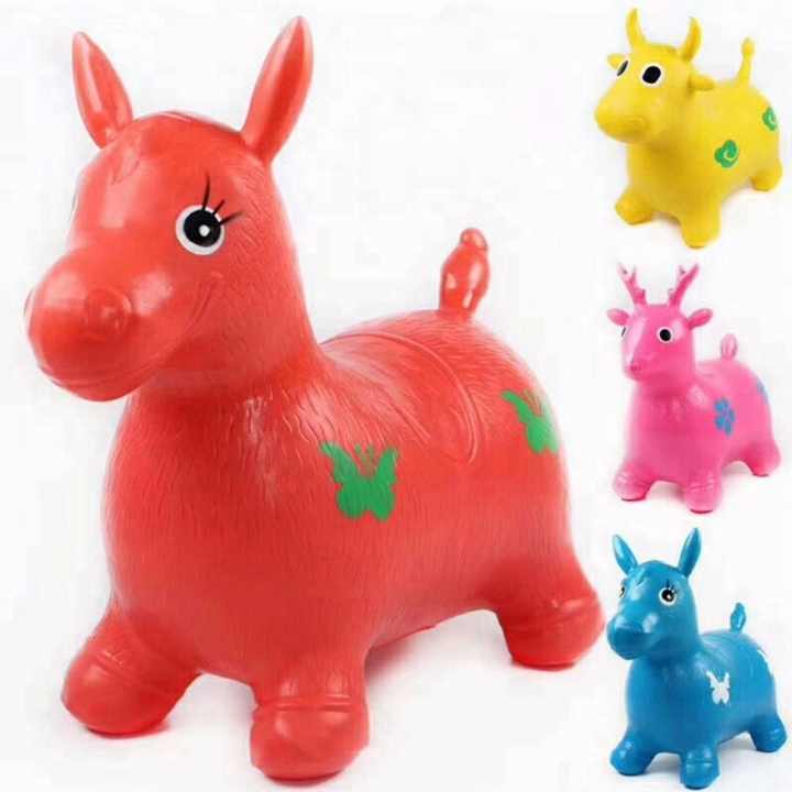 Großhandel Kinder Spielzeug springendes Pferd Spielzeug aufblasbares springendes Pferd springendes Tier