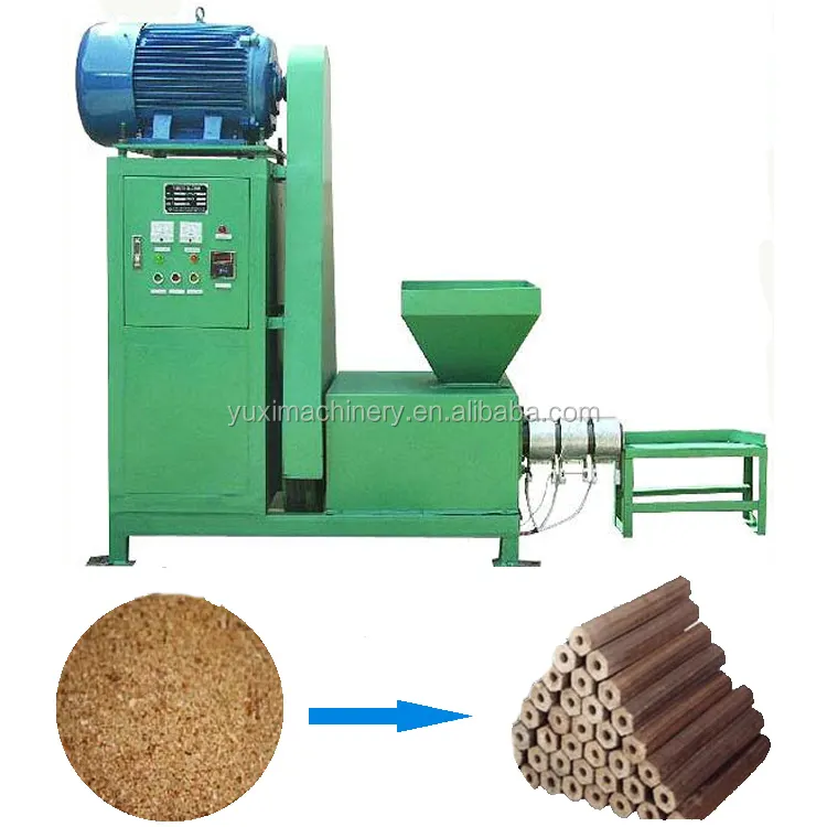 Machine à gaufres de bois à haute efficacité, pour la fabrication de charbon de bois