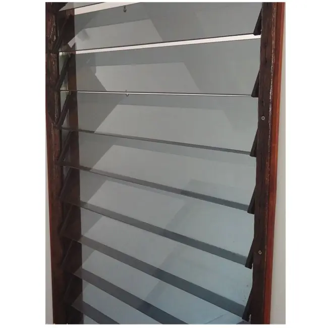 Door Adjustable Security Louver Aluminium Panel Exterior Glass Louvre Window