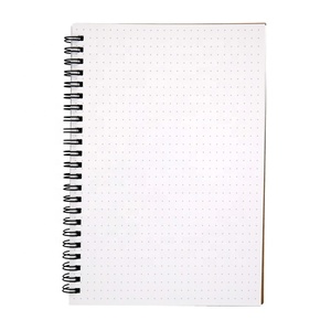 Custom Eco Friendly Kraft Paper Cover Dot Grid <strong>Printing</strong> Spiral <strong>Notebook</strong> <strong>With</strong> <strong>Own</strong> Your Logo - Product Image 3