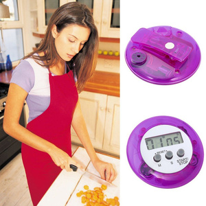 Nuovo Rotondo A CRISTALLI LIQUIDI Magnetic Digital Kitchen Countdown Timer Allarme Timer Da Cucina Pratico Cucina Timer di Allarme Orologio - Product Image 4