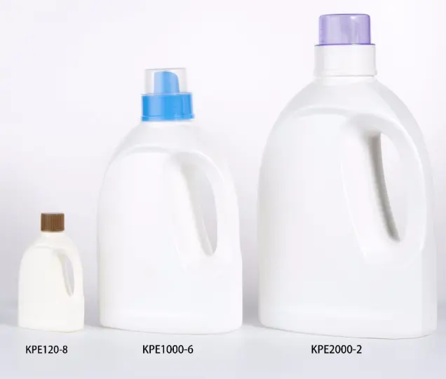 Bottiglia di plastica detergente liquido per bucato da 120ml 1L 2L PE bottle