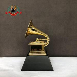 Golden Customized Grammy <strong>Award</strong> Trophy Made in China for <strong>Awards</strong> - Product Image 4