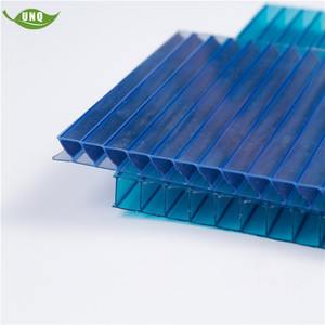 Polycarbonat Preis m2 Dicke 4mm bis 20mm Farben umfassen klar, grün, blau, opal, dunkelbraun, weiß usw.