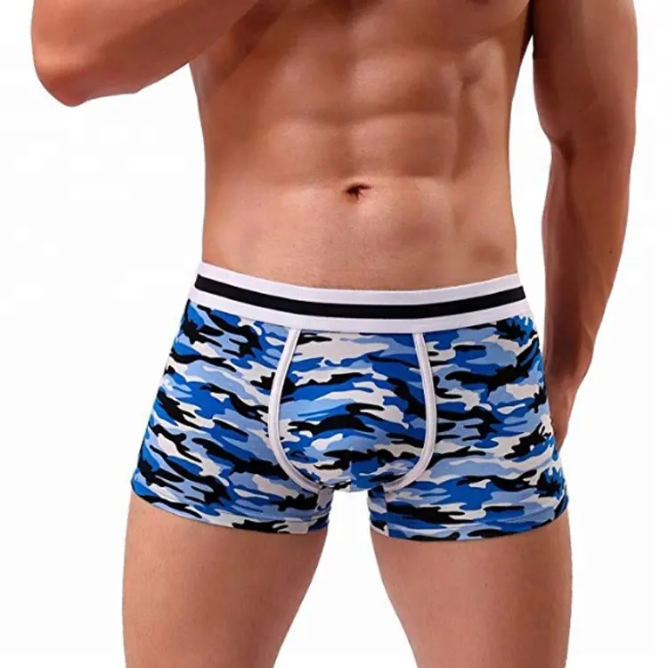 Boxer curto para adolescente qualidade superior, estilo lycra boxer cuecas de algodão para homens cinto spandex/algodão