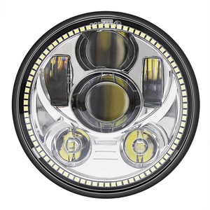 E-Mark <strong>DOT</strong> Approved 5.75 Inch <strong>Led</strong> Headlight for Harley Dyna 2000-later 5/3/4&quot; Motorcycle Headlamp with Daytime Running Light