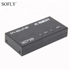 Super-High Performance Audio/Video 1x2 HDMI <strong>Splitter</strong> 4k <strong>1</strong> in 2 out - Product Image 4