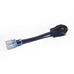 工業用グレード<span class=keywords><strong>30</strong></span>アンプRVアダプター電源コードTT-<span class=keywords><strong>30</strong></span>プラグ<span class=keywords><strong>NEMA</strong></span> 5-20レセプタクル10/3 AWG <span class=keywords><strong>30</strong></span> 'エクステンション銅導体発電機