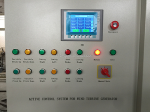 20kW רוח טורבינת מחיר עם בקרת מערכת, סוג אופקי, המגרש נשלט