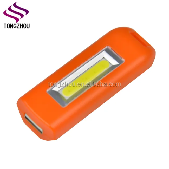 Alibaba al por mayor portátil USB recargable clave cadena linterna de LED COB led Mini linterna recargable linterna LED