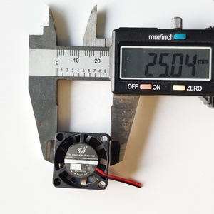 电脑冷却冷却器10000转/分<span class=keywords><strong>3v</strong></span> 5v 12v直流无刷套筒轴承25毫米25 * 7毫米风扇