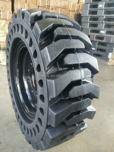 Solid Skid Steer Loader <strong>Tires</strong> 10-16.5 for New Holland Ls150 - Product Image 6