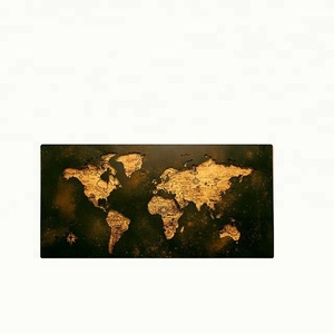 热卖定制世界地图拼接边缘橡胶超大尺寸防滑游戏鼠标垫桌垫游戏垫