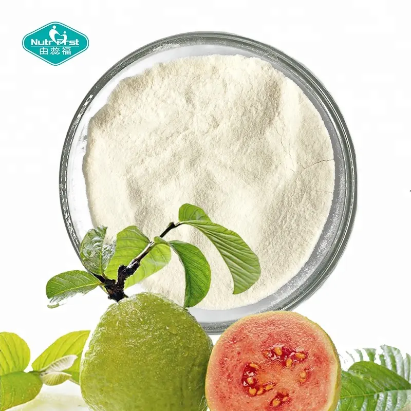 Polvo de extracto de Guava fresco, aditivo alimenticio, zumo de fruta de Guava deshidratado, con 100% de pureza, venta al por mayor