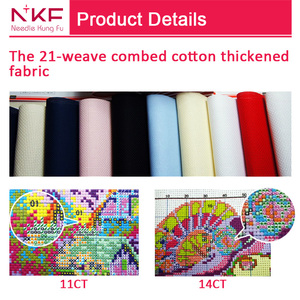 NKF vadi zambak vazo damgalı nakış kiti sevinç pazar çapraz dikiş fabrika kitleri tekstil ve kumaş halk sanatı - Product Image 3