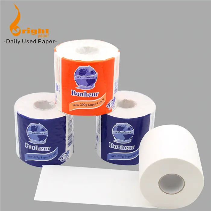 Papier hygiénique Ultra doux, rouleau de papier toilette avec noyau, 160g x 18, 4 plis
