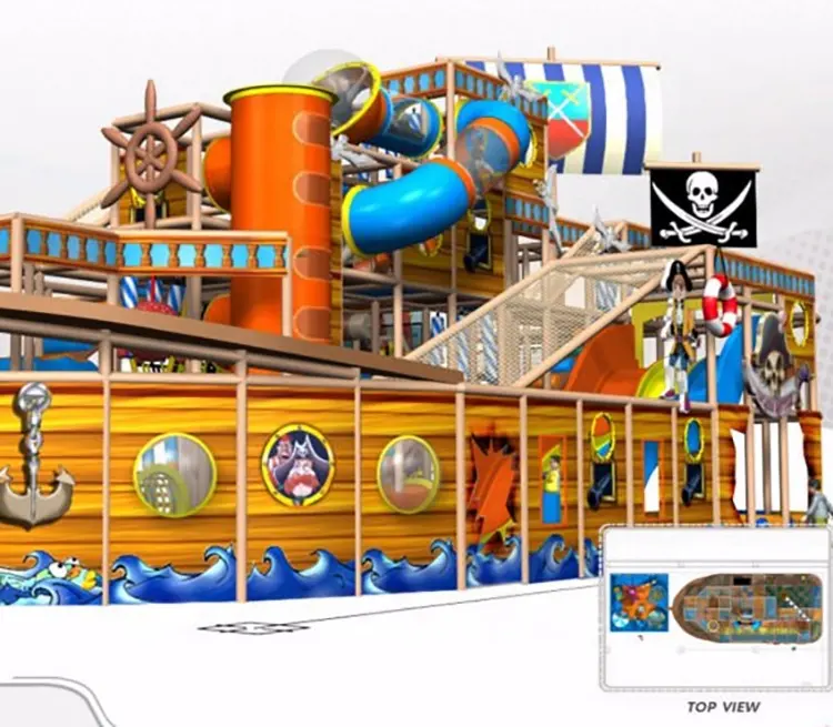 Cheer Amusement Kinder Piraten schiff weiche Spielgeräte