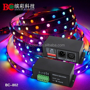 DC5V DMX512 arduino lpd8806 светодиодная полоса dmx декодер, светодиодная полоса arduino DMX драйвер