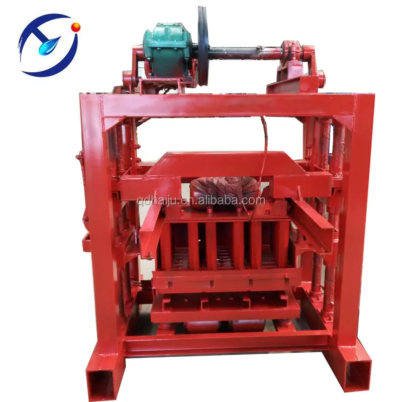 Moveable hydraulic concrete hollow brick making machine for sale