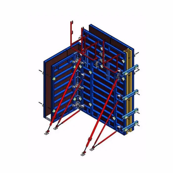 Sistema de Formación de hormigón, formas de pared de aluminio, 30-45kn/m2, excelente, más de 300 ciclos, precio bajo