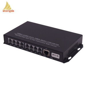 Teléfono de red 3G RJ11 DSL y línea telefónica a convertidor de medios de fibra óptica 20KM 40KM transmisor convertidor de fibra a teléfono