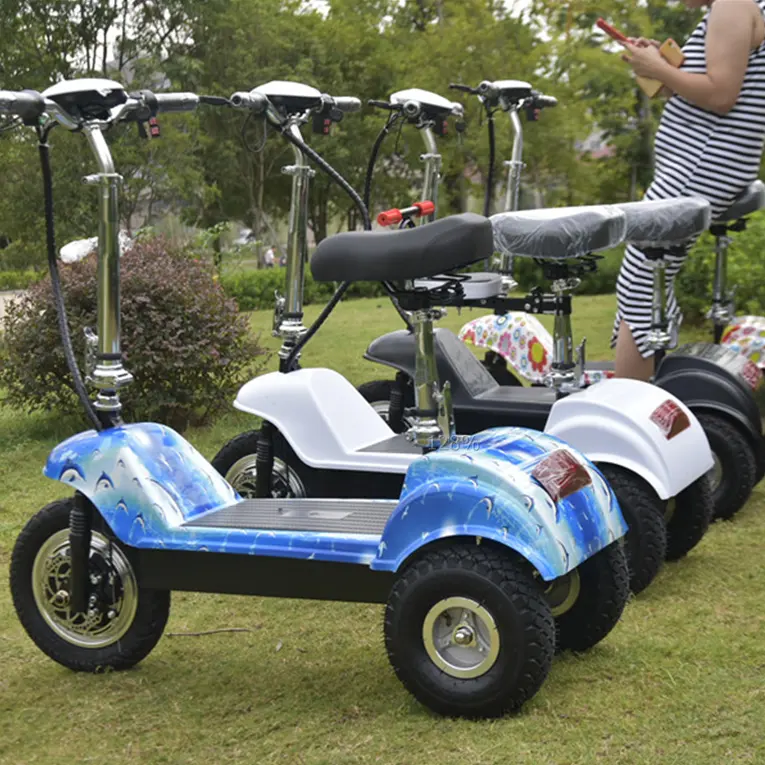 Trottinette électrique à trois roues, scooter zapper, scooter de golf