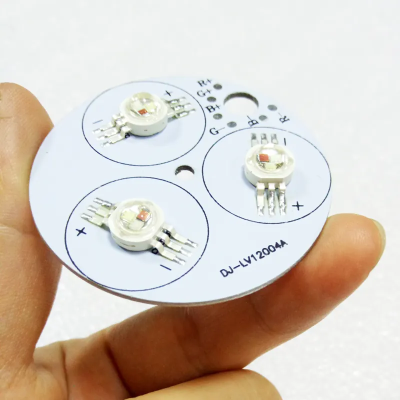 Nuovo circuito stampato Led Pcb alluminio rotondo 1.6mm Rgb 3watt-9Watt modulo LED per faretto