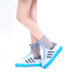 PVC Long Antislip Outdoor Rainproof Rainshoes Reusable Waterproof <strong>Rain</strong> Shoe <strong>Cover</strong> - Product Image 6