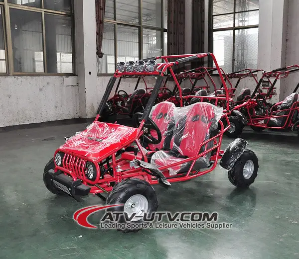 China 4 ruedas coche de arranque eléctrico 110CC Dune Buggy Kart